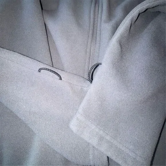 Red Head Men's XL Gray Fleece Full Zip Jacket Adjustable Waist Athleisure - Picture 8 of 13